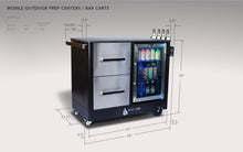 Load image into Gallery viewer, Mont Alpi Large Outdoor Prep Center / Bar Cart