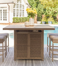 Load image into Gallery viewer, Walton Bridge Signature Design by Ashley Fire Pit Pub Table