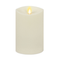 Load image into Gallery viewer, Pearl Ivory Outdoor Flameless Candle Pillar - Melted Top -