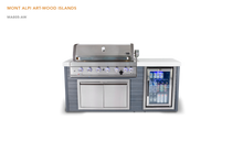 Load image into Gallery viewer, Mont Alpi 6-Burner Artwood Island in Stainless Steel