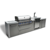 Load image into Gallery viewer, MONT ALPI 6-BURNER DELUXE ISLAND WITH A KEGERATOR-MAi805-DKEG