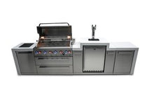 Load image into Gallery viewer, MONT ALPI 6-BURNER DELUXE ISLAND WITH A KEGERATOR-MAi805-DKEG