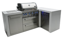 Load image into Gallery viewer, MONT ALPI 4-BURNER DELUXE ISLAND WITH A 90-DEGREE CORNER-MAi400-D90