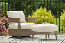 Load image into Gallery viewer, Serene Bay Outdoor Ottoman with Cushion