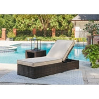 Load image into Gallery viewer, Coastline Bay Outdoor Chaise Lounge with Cushion