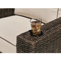 Load image into Gallery viewer, Coastline Bay Outdoor Swivel Lounge with Cushion