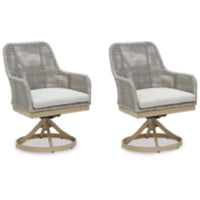 Load image into Gallery viewer, Seton Creek Outdoor Swivel Dining Chair (Set of 2)