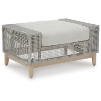 Load image into Gallery viewer, Seton Creek Outdoor Ottoman with Cushion