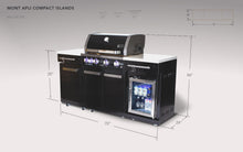 Load image into Gallery viewer, MONT ALPI COMPACT ISLAND WITH REFRIGERATOR-MA-957FC