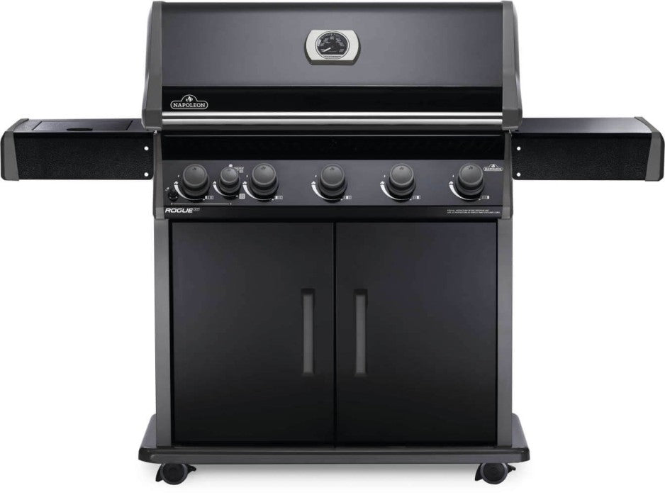 Napoleon Rogue XT 625 SIB Gas Grill with Infrared Side Burner -Black