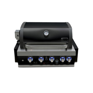 MONT ALPI 32" BLACK STAINLESS STEEL BUILT-IN GRILL-MABi400-BSS