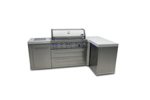 Load image into Gallery viewer, MONT ALPI 6-BURNER ISLAND WITH A 90-DEGREE CORNER-MAi805-90