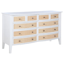 Load image into Gallery viewer, Talia - 10 Drawer Dresser Cabinet - White