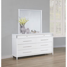 Load image into Gallery viewer, Robinson - 8 Drawer Dresser With Mirror - White