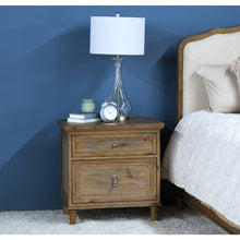 Load image into Gallery viewer, 2 Drawer Nightstand - Taupe