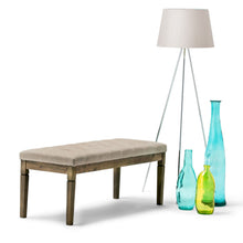 Load image into Gallery viewer, Waverly - Upholstered Tufted Ottoman Bench