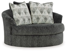 Load image into Gallery viewer, Biddeford - Oversized Swivel Accent Chair - Shadow