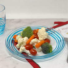 Load image into Gallery viewer, Designer Swirl Acrylic Dinner Plates (Set of 4)