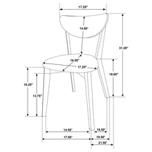 Load image into Gallery viewer, Mid-Century Modern Upholstered Dining Chair (Set of 2)