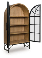 Load image into Gallery viewer, Gwenwich - Accent Cabinet - Natural / Black