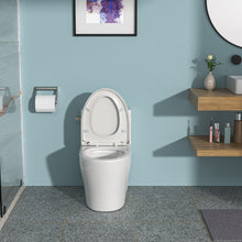 Load image into Gallery viewer, 1 Piece Toilet With Soft Closing Seat - White