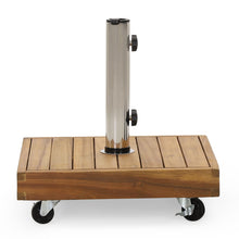 Load image into Gallery viewer, Ralph - Square Umbrella Base - Teak