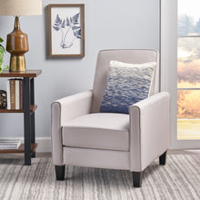 Load image into Gallery viewer, Upholstered Push Back Recliner Chair For Living Room