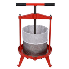 Load image into Gallery viewer, Fruit And Wine Press With T-Shaped Hand Shank, 3.69 Gallon / 14L - Red