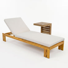 Load image into Gallery viewer, Outdoor Chaise Lounge Set & Side Table, 5 Position Adjustable Patio Recliner