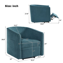 Load image into Gallery viewer, Power Lift Recliner Barrel Shape Reclining Chair With Footrest And Side Pocket