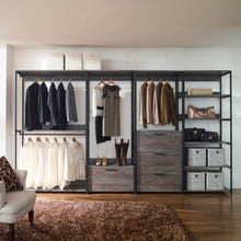 Load image into Gallery viewer, Monica - Walk-In Closet System, Extra Storage Space - Rustic