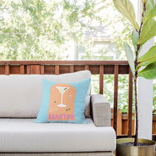 Load image into Gallery viewer, Deny Designs-Martini Cocktail Outdoor Throw Pillow