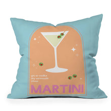 Load image into Gallery viewer, Deny Designs-Martini Cocktail Outdoor Throw Pillow