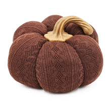Load image into Gallery viewer, Pumpkin Ornament Decor For Holiday Harvest Festival Fall Festival & Thanksgiving (Set of 2) - Dark Brown
