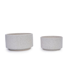 Load image into Gallery viewer, 2 Pieces Flowerpot, Planter For Patio, Garden Or Windowsills - Milk White