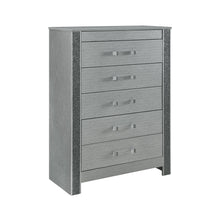 Load image into Gallery viewer, Lorenzo - Chest With Hidden Jewelry Compartment And Bar Handle - Silver