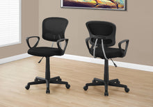 Load image into Gallery viewer, Office Chair, Adjustable Height, Swivel, Ergonomic, Armrests, Mesh, Contemporary / Modern - Black