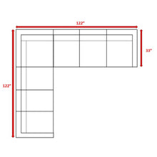 Load image into Gallery viewer, Luxurious Wicker Patio Sectional With Weather Resistant Sunbrella Cushions