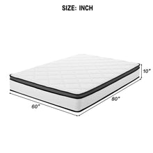 Load image into Gallery viewer, 10" Hybrid Medium Firm Mattress With Memory Foam & Pocket Coils