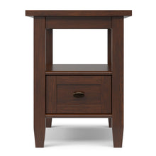 Load image into Gallery viewer, Warm Shaker - Narrow Side Table - Brown