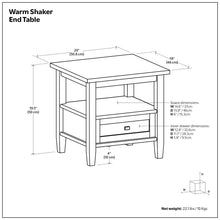 Load image into Gallery viewer, Warm Shaker - End Table