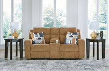 Load image into Gallery viewer, Kanlow - Dbl Reclining Loveseat With Console - Honey
