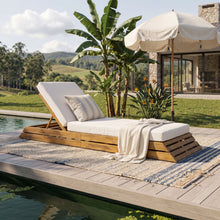 Load image into Gallery viewer, Chaise Lounge Set With 2 Fold Cushion