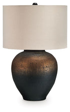 Load image into Gallery viewer, Newgerhard - Metal Table Lamp - Brown / Black