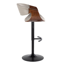 Load image into Gallery viewer, Symphony - Mid Century Modern Adjustable Barstool With Swivel With Rounded T Footrest (Set of 2)