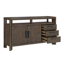 Load image into Gallery viewer, Side Server With Glass Inlay - Dark Oak