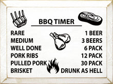 Load image into Gallery viewer, SAWDUST CITY - BBQ TIMER: Rare/1 beer, medium/3 beers, well done/6 pack…