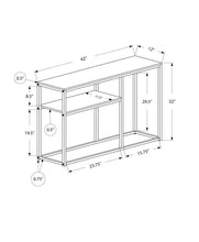 Load image into Gallery viewer, Accent Console Table For Entryway, Contemporary & Convenient Design - Gray