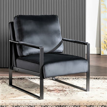 Load image into Gallery viewer, Classic Mid Century Modern Accent Chair With Durable Square Metal Frame, Armchair