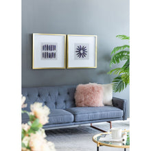 Load image into Gallery viewer, Grace Purple Agate Shadow Boxes Wall Art (Set of 2) - Multicolor